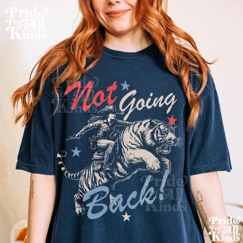 Not going back shirt | we are not going back | Cat ladies vote | cat lady kamala | Kamala Harris meme | cat lady tee | suffragette | leftist