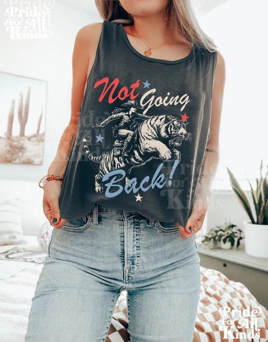Not going back tank top