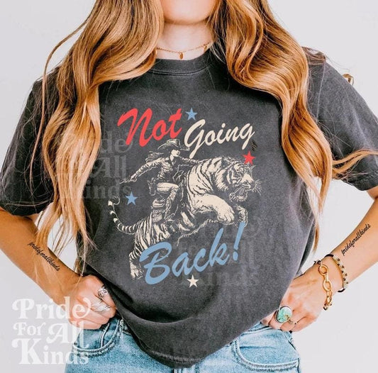 Not going back crop top