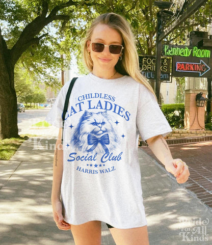 childless cat lady tshirt | miserable childless cat lady | childless cat lady merch | kamala cat lady | cat ladies vote | cat ladies kamala