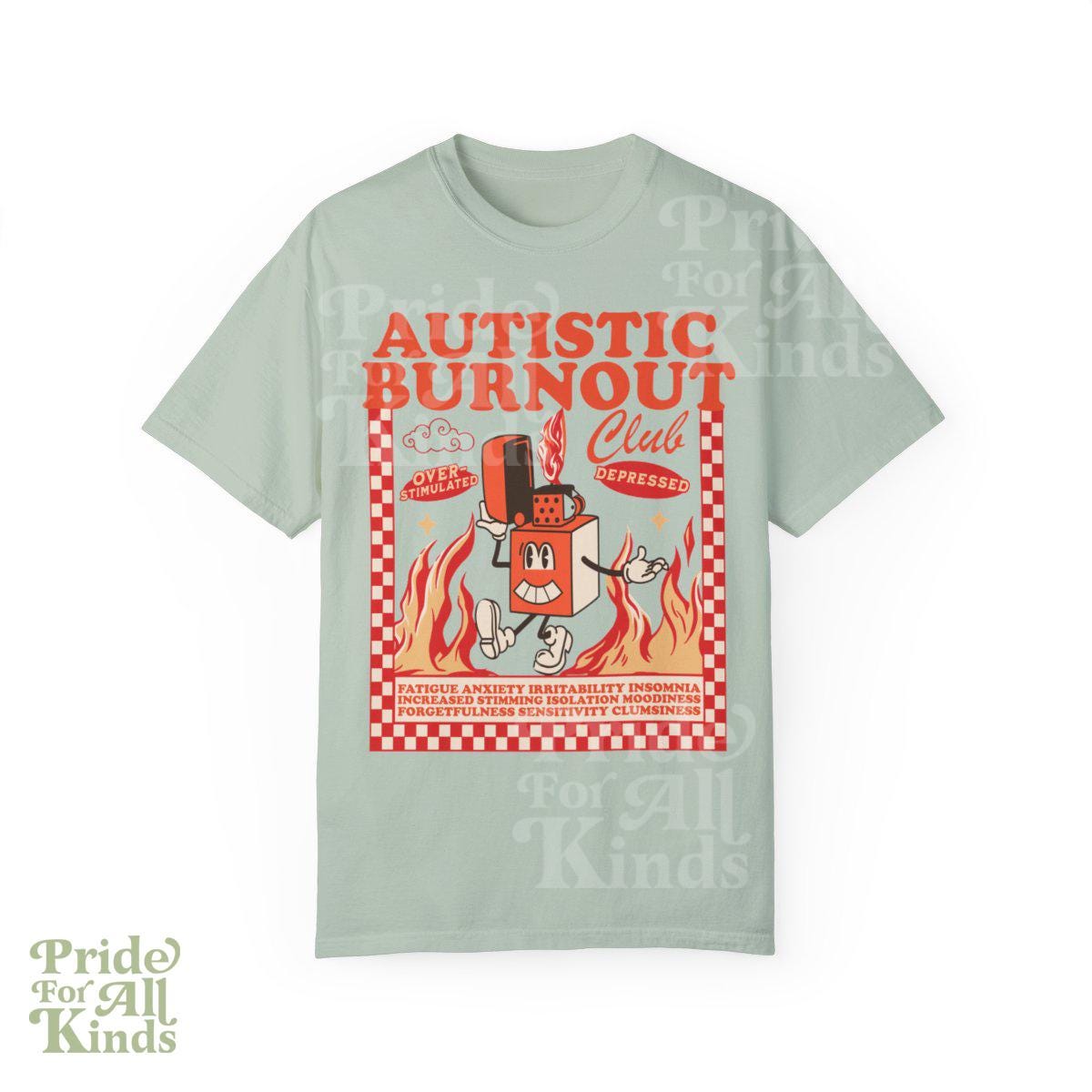 Autistic club | comfort colors | neurospicy | audhd | overstimulated | embrace neurodiversity | autism mom | bcba | adult autism sensory