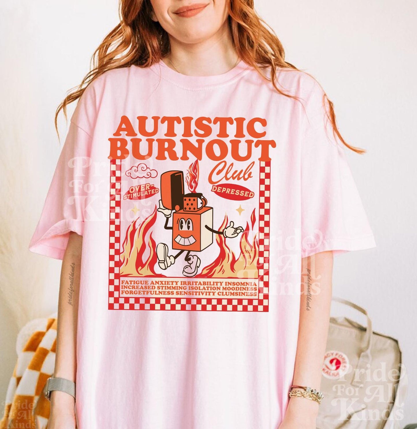 Autistic club | comfort colors | neurospicy | audhd | overstimulated | embrace neurodiversity | autism mom | bcba | adult autism sensory