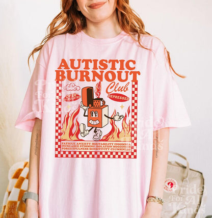 Autistic club | comfort colors | neurospicy | audhd | overstimulated | embrace neurodiversity | autism mom | bcba | adult autism sensory