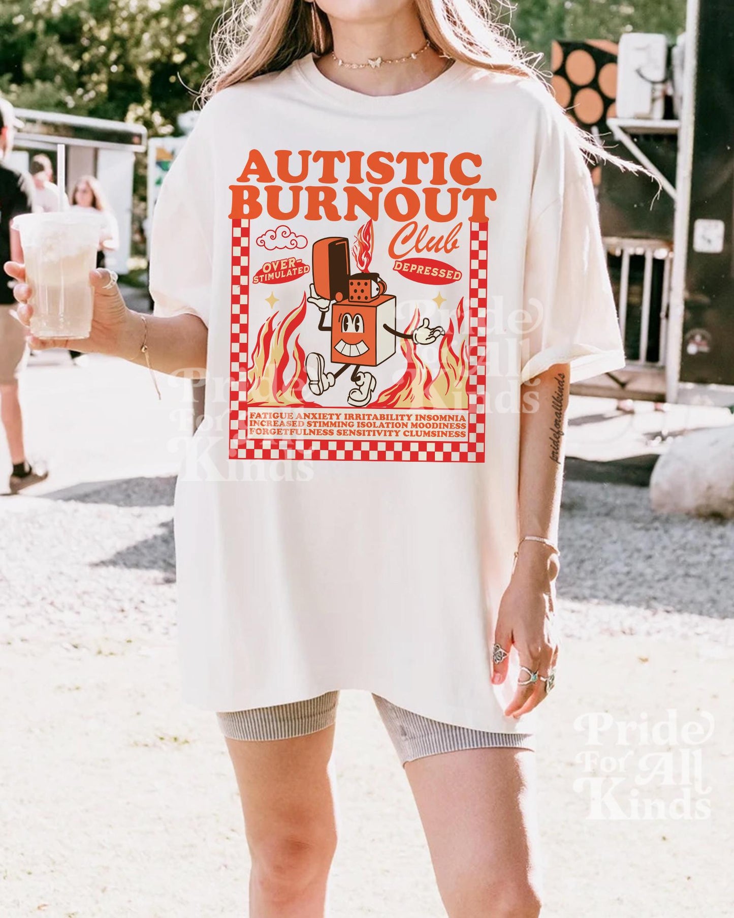 Autistic club | comfort colors | neurospicy | audhd | overstimulated | embrace neurodiversity | autism mom | bcba | adult autism sensory