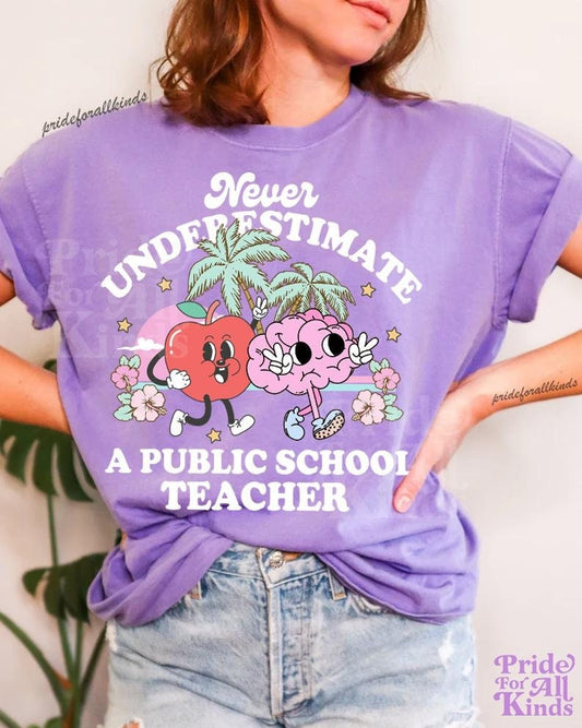 Never underestimate a public school teacher