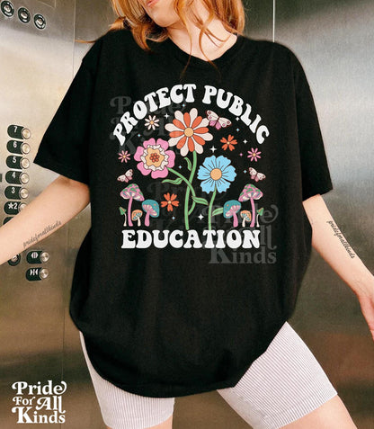 Protect public education | public school teacher shirt | public library | fund public schools | read banned books | principal | librarian