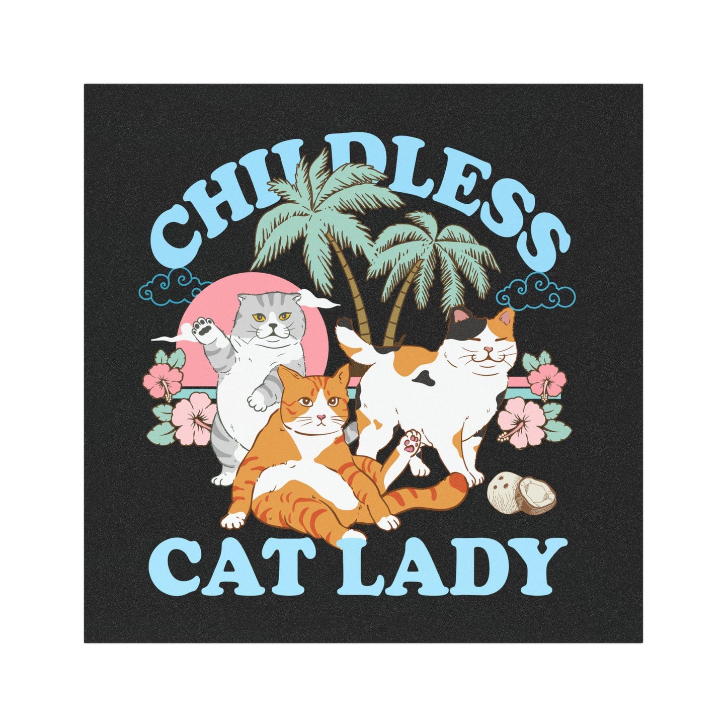 Childless cat lady car magnet | kamala car magnet | harris walz car magnet | kamala harris merch | car magnet liberal | social democrat |