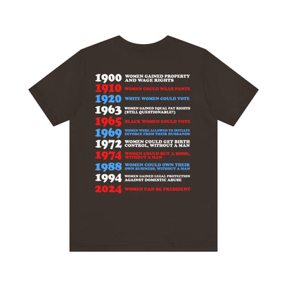 Women's rights dates shirt | Not going back | harris walz 2024 | kamala harris walz | kamala harris merch | kamala merchandise | history