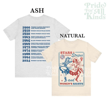 Women's rights dates shirt | stars stripes and reproductive rights | kamala harris merch | kamala merchandise | social democrat |suffragette