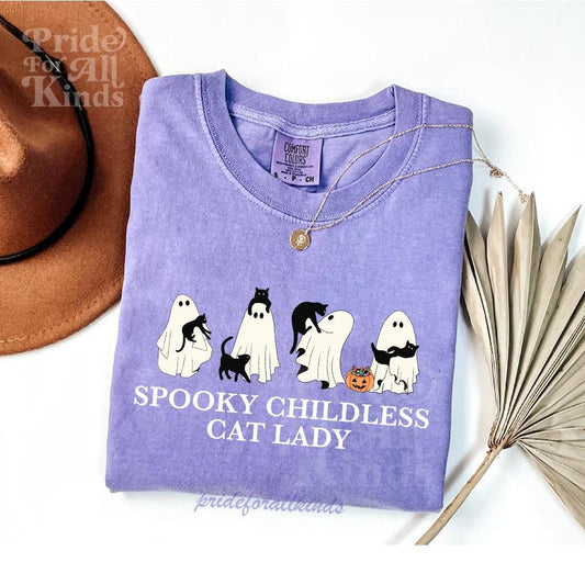 Spooky childless cat lady