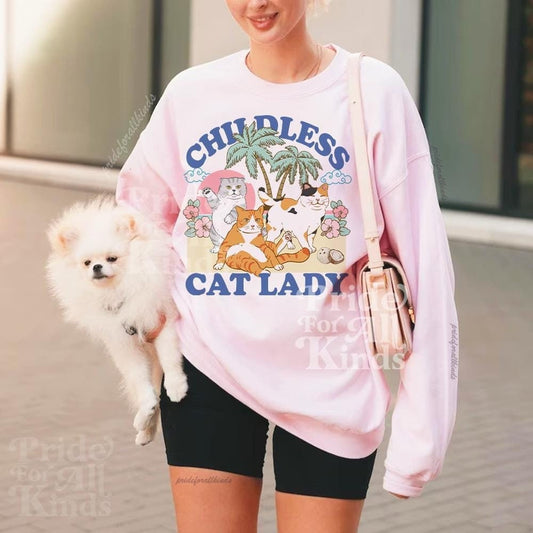 childless cat lady sweatshirt