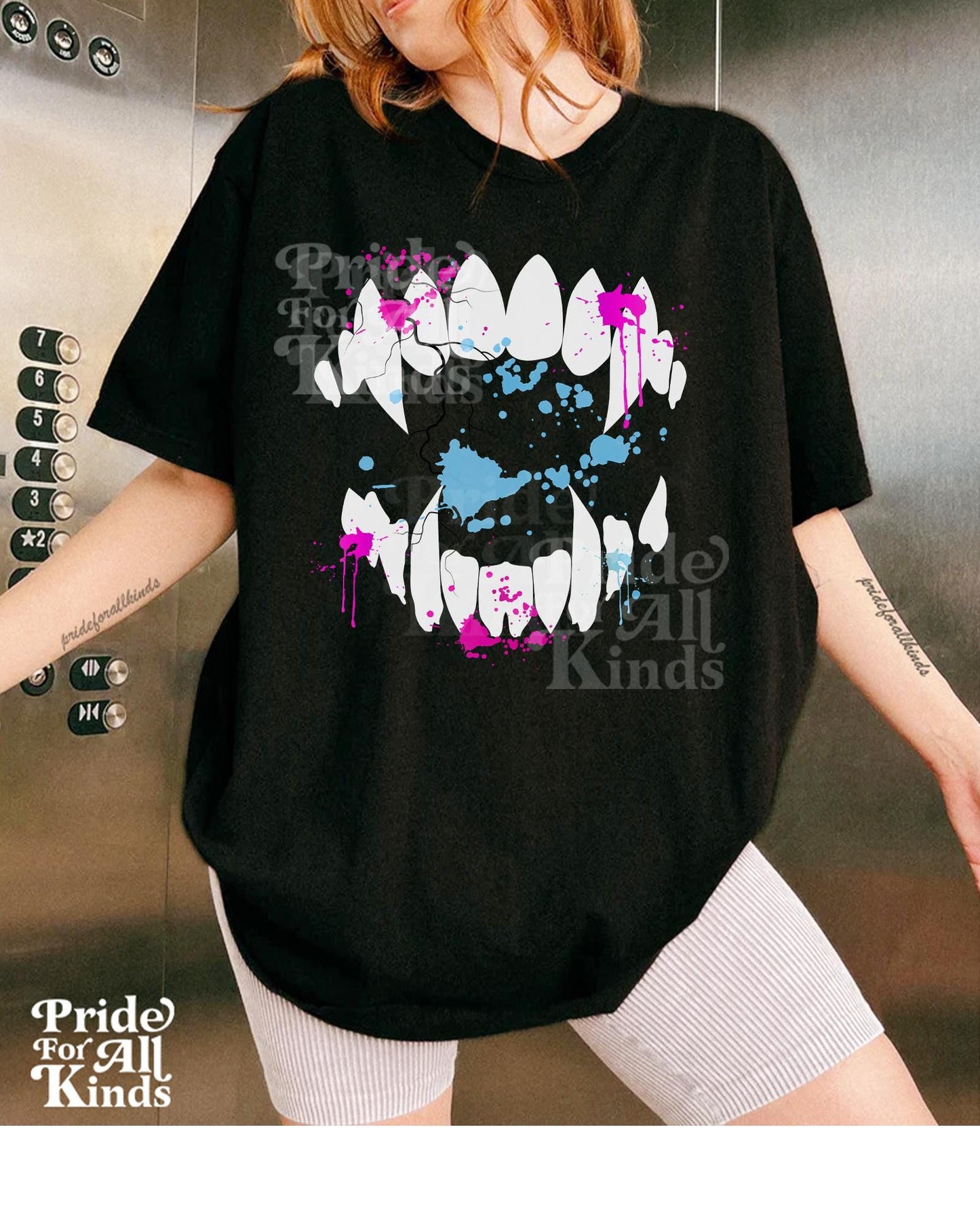 Trans vampire | subtle trans pride | trans halloween | gay halloween | subtle pride shirt | transgender ftm | mtf | transgender girl | gift