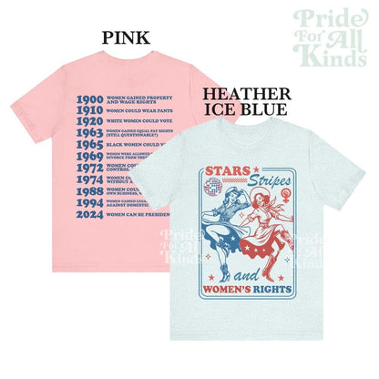 Women's rights dates shirt | stars stripes and reproductive rights | kamala harris merch | kamala merchandise | social democrat |suffragette