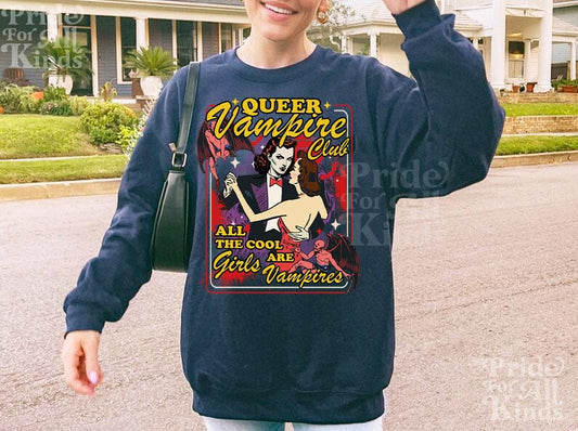 queer vampire | queer halloween | lesbian halloween | bisexual halloween | lesbian vampire | lgbtq halloween | lesbian pride | femme lesbian