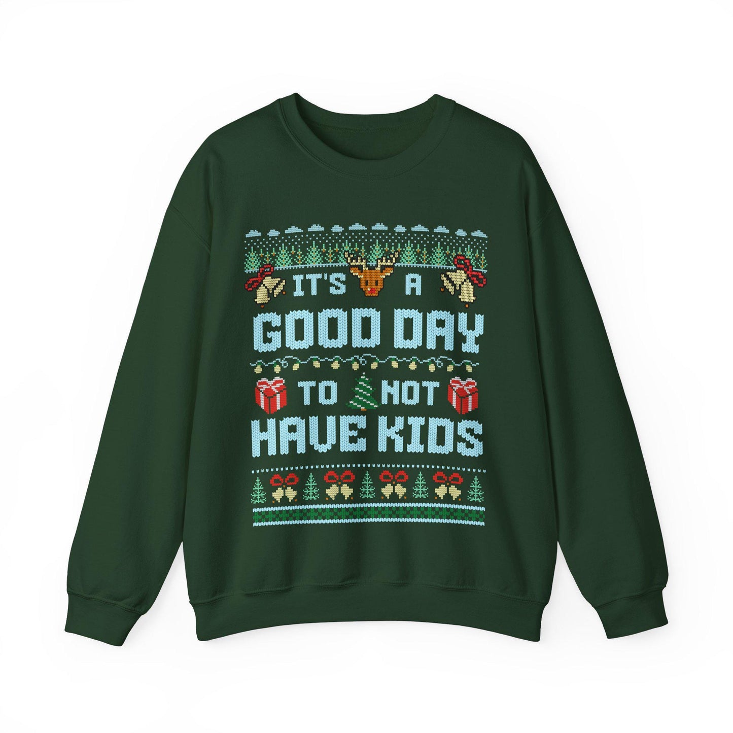 It's a good day to not have kids | childfree christmas | childless christmas sweatshirt | childfree gift | childless cat lady |childless dog