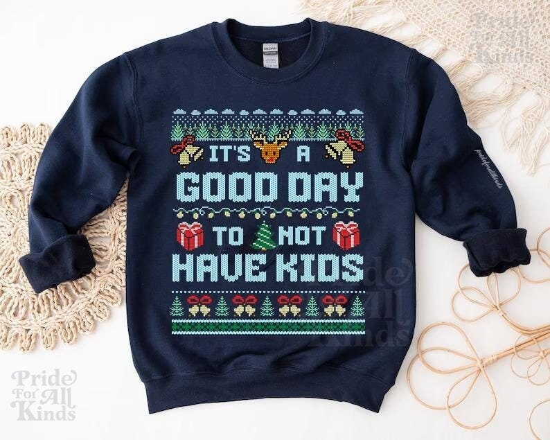 childfree christmas sweatshirt