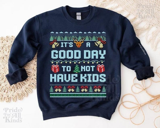 childfree christmas sweatshirt