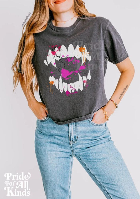 lesbian vampire crop top