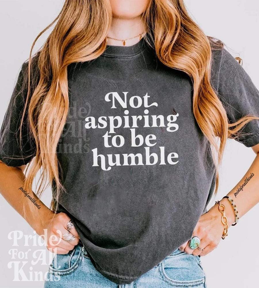 not aspiring to be humble boxy crop top | comfort colors | kamala humble quote | kamala harris merch | harris walz 2024 | madam president |