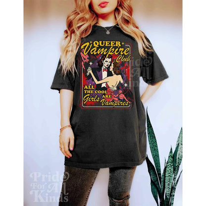 queer vampire | queer halloween | lesbian halloween | bisexual halloween | lesbian vampire | lgbtq halloween | lesbian pride | femme lesbian