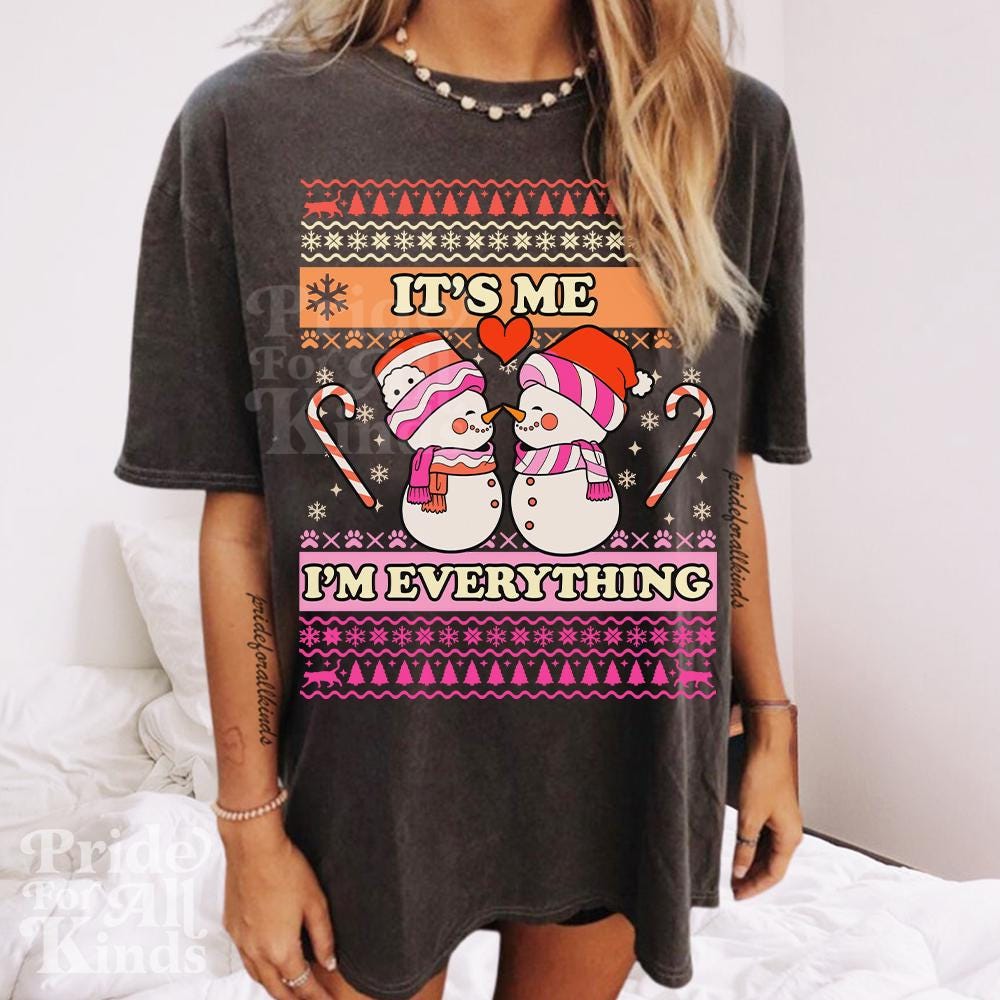 lesbian couple christmas sweatshirt | lesbian anniversary | lesbian pride | lesbian bride | lesbian wife | subtle lesbian | queer christmas