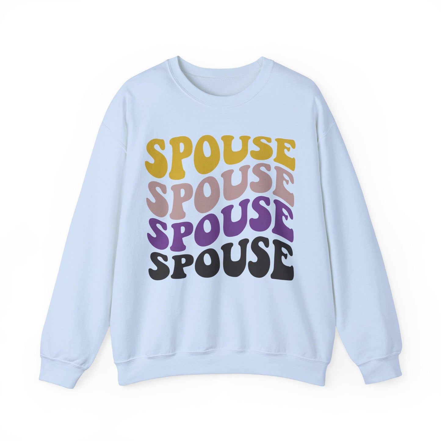 Spouse nonbinary sweatshirt | nonbinary wedding | nonbinary gifts | nonbinary pride shirt | nonbinary bachelorette | enby | nearlywed | lgbt