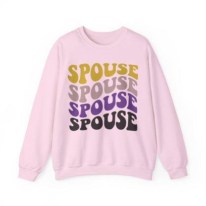 Spouse nonbinary sweatshirt | nonbinary wedding | nonbinary gifts | nonbinary pride shirt | nonbinary bachelorette | enby | nearlywed | lgbt