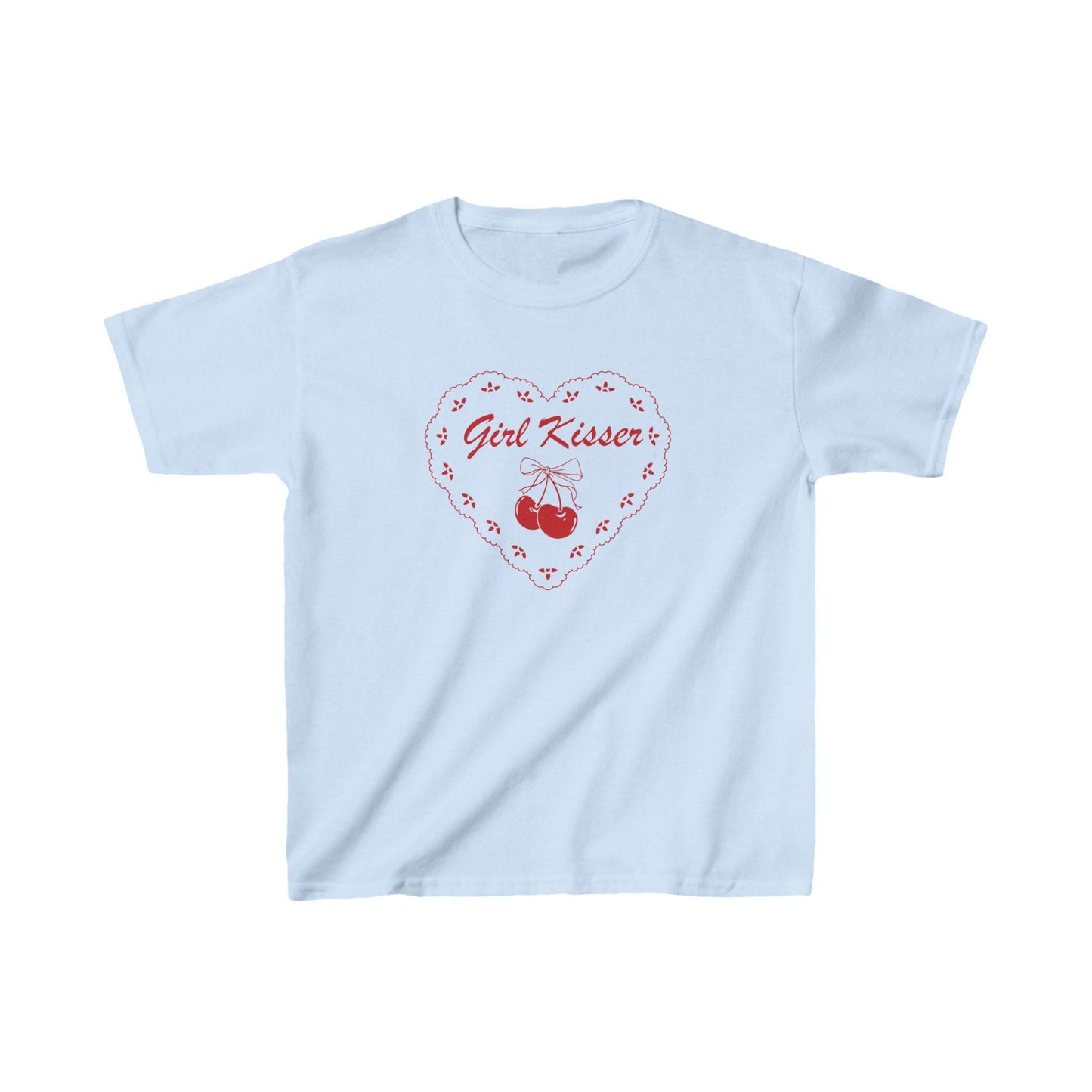 Girl kisser baby tee | lesbian subtle | lesbian fashion | bi pride | pansexual pride | lesbian valentines | bisexual pride | pride merch
