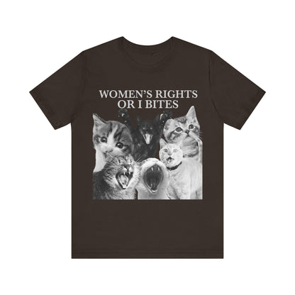 Women's Rights or I Bites | Roe V Wade | Restore Roe | Abortion is Healthcare | Pro Choice Gifts | Leftist shirt | Social Democrat |Feminist