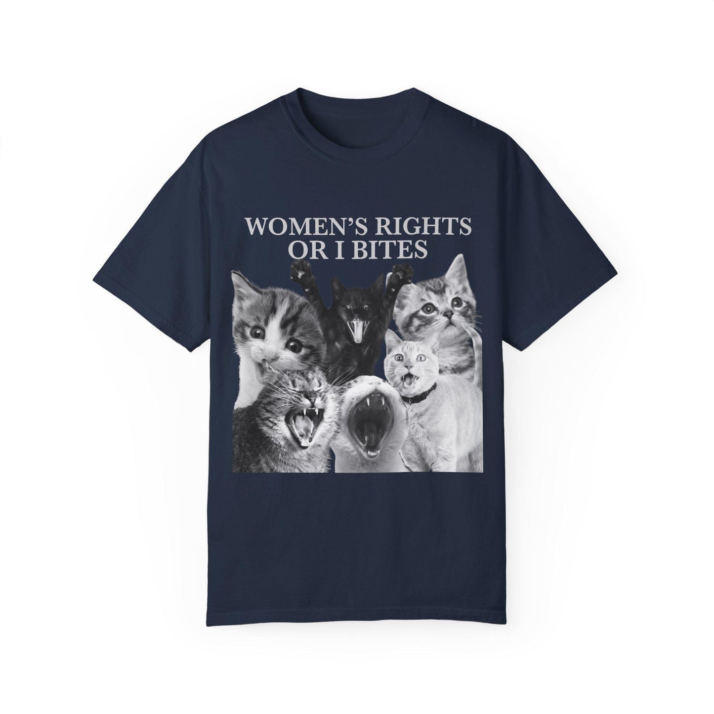 Women's rights or i bites shirt | abortion | pro choice | roe v wade | social democrat | leftist shirt | reproductive rights | pro cats |