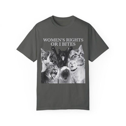 Women's rights or i bites shirt | abortion | pro choice | roe v wade | social democrat | leftist shirt | reproductive rights | pro cats |