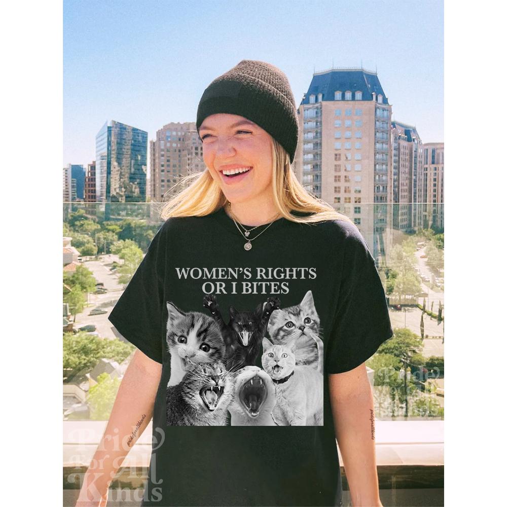 Women's Rights or I Bites | Roe V Wade | Restore Roe | Abortion is Healthcare | Pro Choice Gifts | Leftist shirt | Social Democrat |Feminist