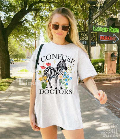 I confuse doctors | rare disease awareness shirt | chronic pain | chronic illness gifts | fibromyalgia | lupus | hypothyroidism | hashimotos
