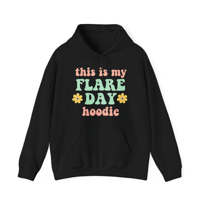 This is my flare day hoodie | chronic pain | fibromyalgia | multiple sclerosis | rheumatoid arthritis hoodie | invisible illness | Eczema