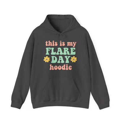 This is my flare day hoodie | chronic pain | fibromyalgia | multiple sclerosis | rheumatoid arthritis hoodie | invisible illness | Eczema