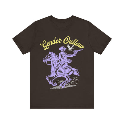 Gender outlaw | nonbinary shirt | nonbinary pride | nonbinary parent | subtle nonbinary pride | enby | demigirl | demiboy | genderqueer |