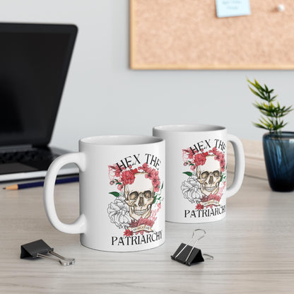 Hex the patriarchy mug | feminist mug | feminist coffee | smash the patriarchy | burn the patriarchy | leftist mug | liberal feminist witch