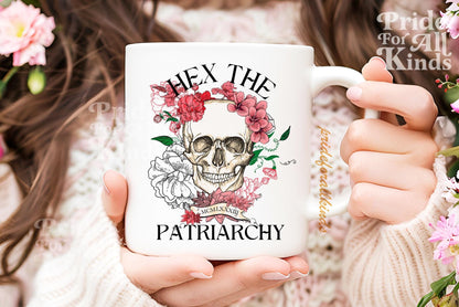 Hex the patriarchy mug | feminist mug | feminist coffee | smash the patriarchy | burn the patriarchy | leftist mug | liberal feminist witch