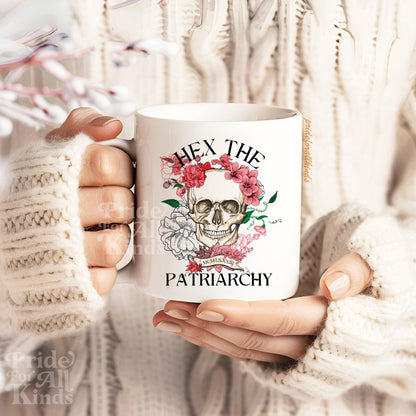 Hex the patriarchy mug | feminist mug | feminist coffee | smash the patriarchy | burn the patriarchy | leftist mug | liberal feminist witch