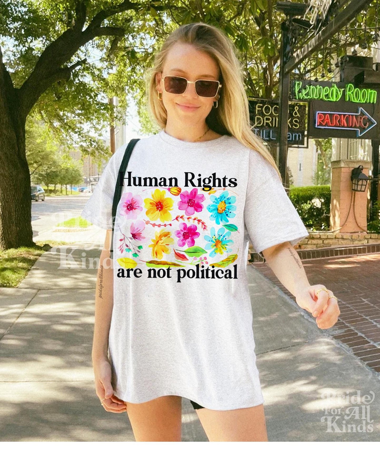 Human rights are not political | liberal feminist human rights | liberal tshirt | social democrat | leftist shirt | leftist gift |pro choice