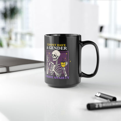 I dont have a gender i have anxiety mug | nonbinary mug | nonbinary pride | nonbinary gifts | enby | queer mug | subtle nonbinary | agender