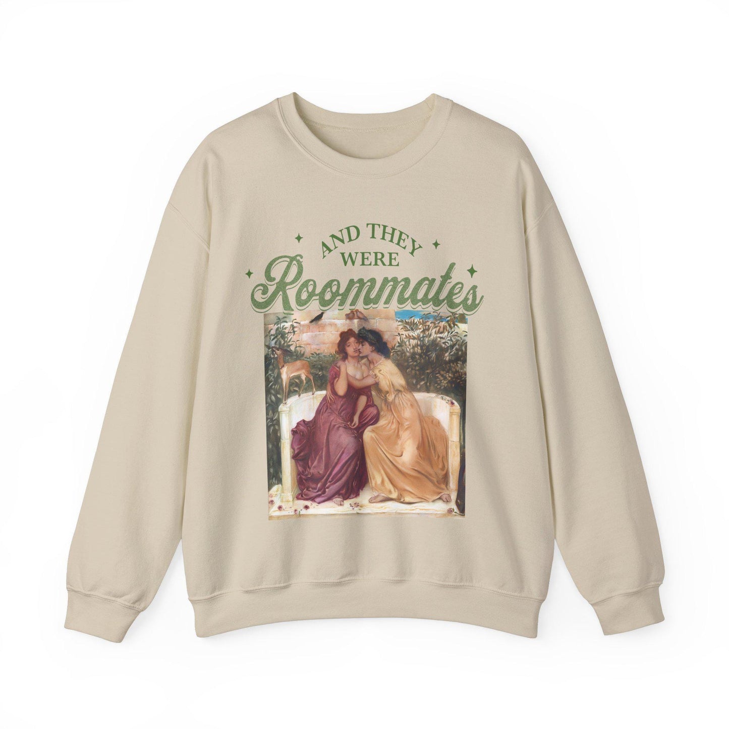 And they were roommates | lesbian valentines | lesbian sweatshirt | bi pride | pride merch | lesbian girlfriend | sapphic pride | wlw pride