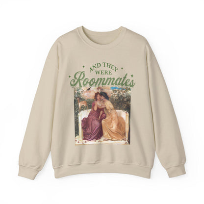 And they were roommates | lesbian valentines | lesbian sweatshirt | bi pride | pride merch | lesbian girlfriend | sapphic pride | wlw pride