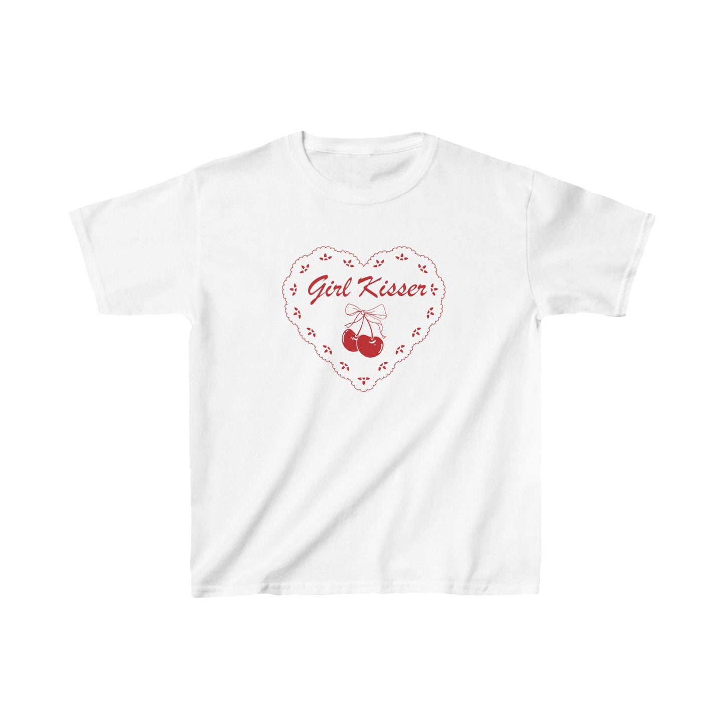 Girl kisser baby tee | lesbian subtle | lesbian fashion | bi pride | pansexual pride | lesbian valentines | bisexual pride | pride merch