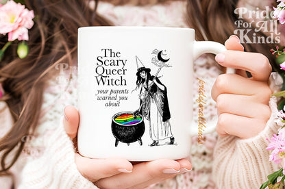 The scary queer witch mug