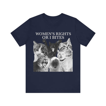 Women's Rights or I Bites | Roe V Wade | Restore Roe | Abortion is Healthcare | Pro Choice Gifts | Leftist shirt | Social Democrat |Feminist