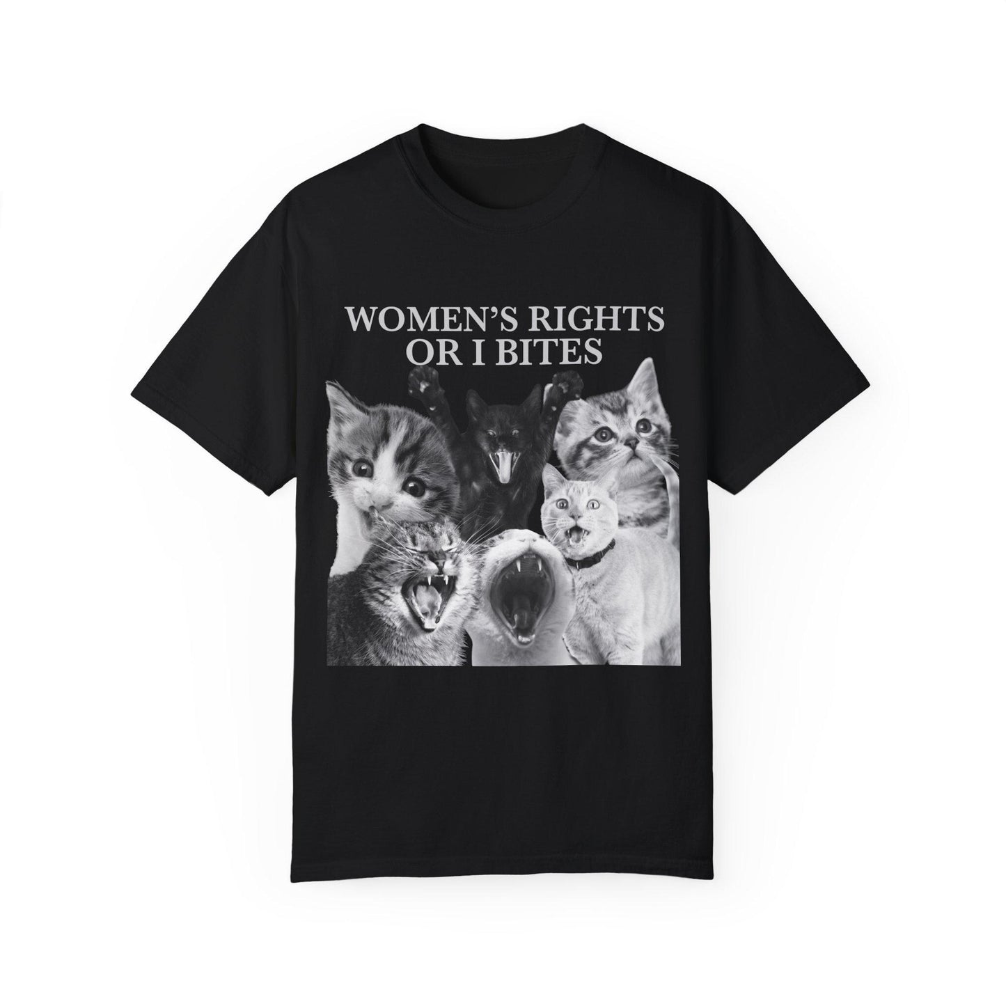 Women's rights or i bites shirt | abortion | pro choice | roe v wade | social democrat | leftist shirt | reproductive rights | pro cats |