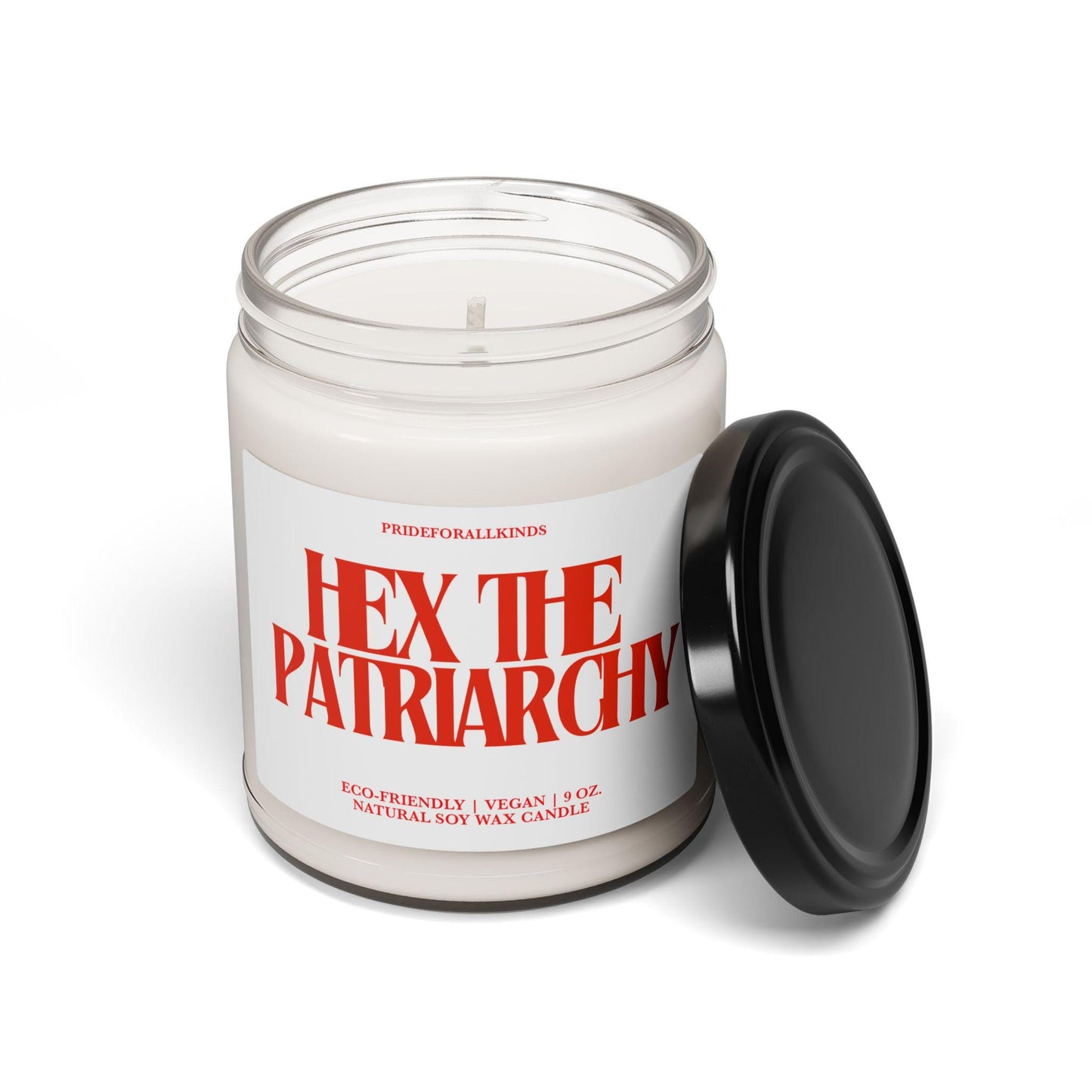 Hex the patriarchy candle | burn the patriarchy | feminist candle | smash the patriarchy | leftist gift | social democrat | liberal candle