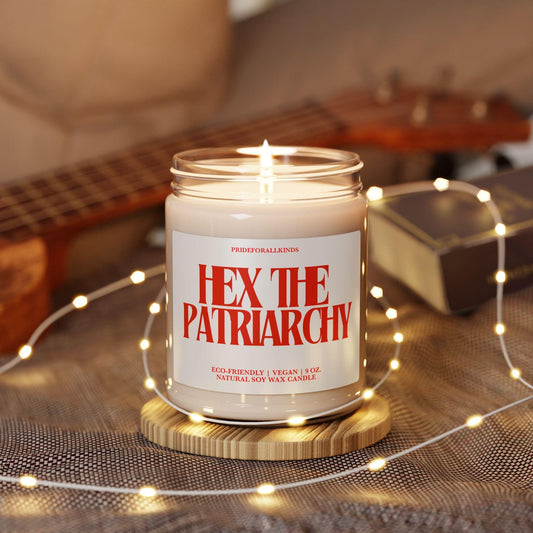 Hex the patriarchy candle