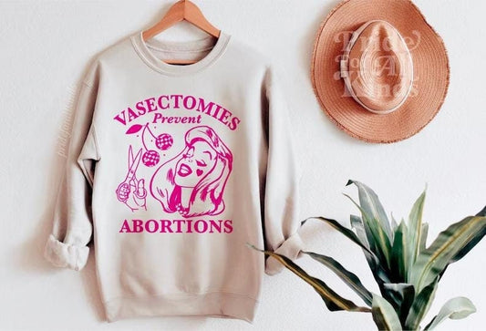 Vasectomies prevent abortions